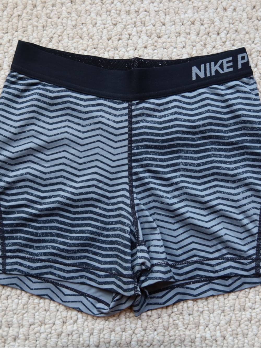 Nike Black & Gray Chevron Performance Boxer Briefs